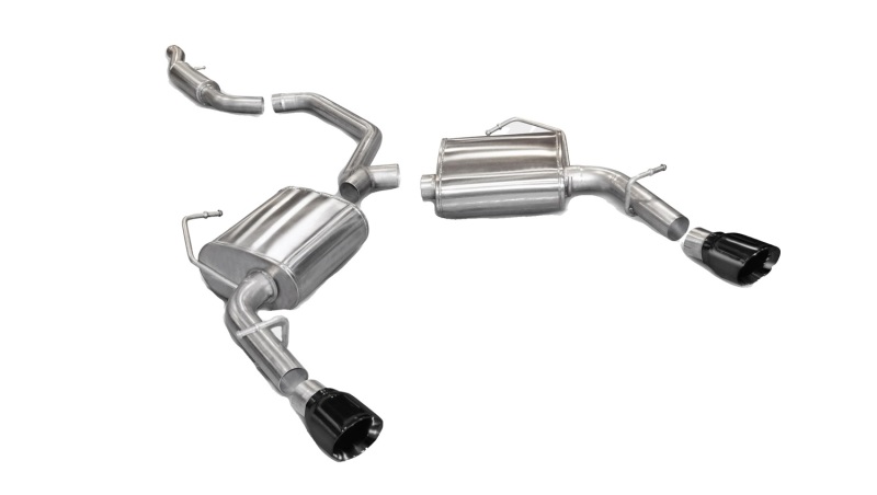 Chrysler 200 Performance Exhaust - CORSA Performance - Cat Back, Dual Rear Exit, Sport - Black - `11-`14